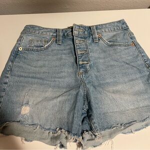High waisted shorts